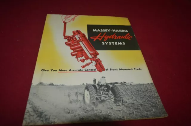 Massey Harris Tractor Hydraulic Systems Brochure AMIL17