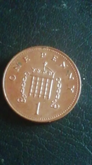 2004 PROOF 1p Crowned Portcullis One Pence Penny Coin