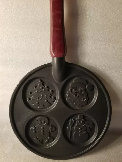 Panqueques de Navidad Nordic Ware Rejilla Árbol de Nieves Santa Pan de Jengibre Hombre