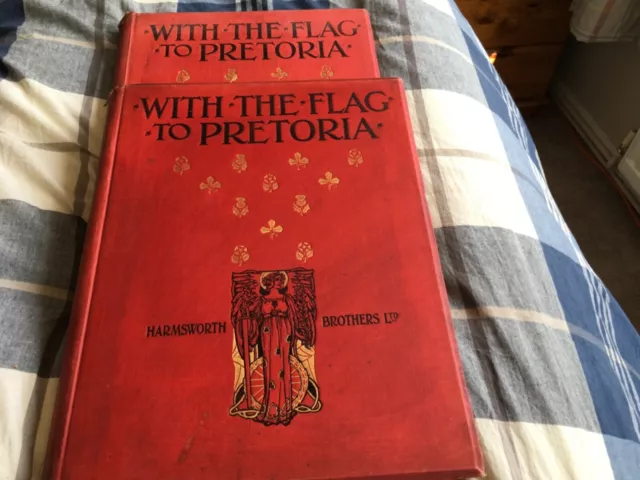 2/ With The Flag To Pretoria By H.w.wilson Volumes 1 & 2 Dated 1900 & 1901