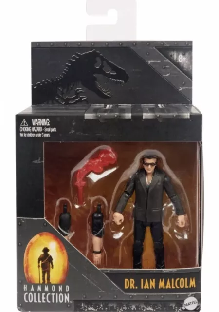 JURASSIC WORLD DOMINION Hammond Collection Dr Ian Malcolm Sealed Brand