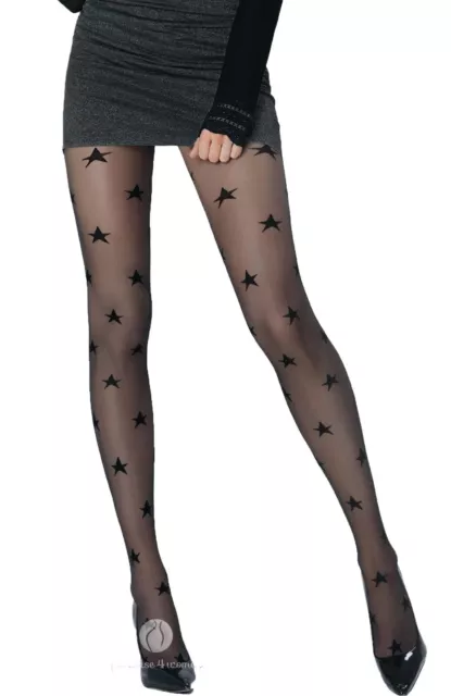 Sexy Ladies Fashion Design Stars Patterned Tights By Sentelegri "SISI"