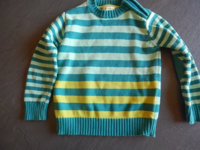 Pull en coton Vert baudet, garçon,  3 ans  NEUF