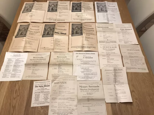 Konzertankündigungen ab 1939,Süddeutsche Konzertdirektion Bauer,München