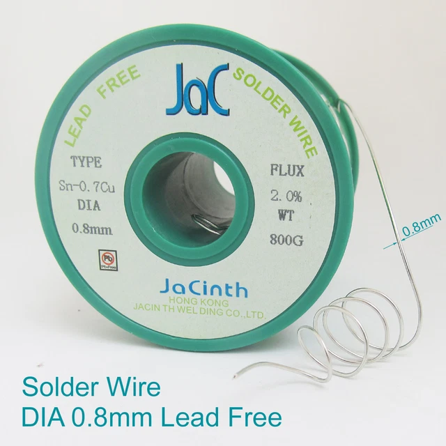 5Meters Sn-0.7 Cu Dia 0.8mm Rosin Roll Core Tin Lead Soldering Welding Iron Wire