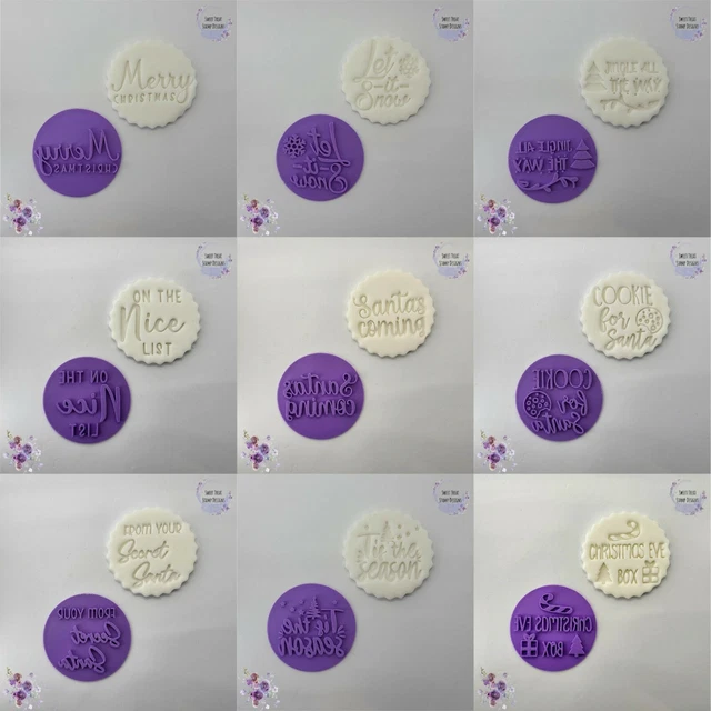 Get Well Soon Fondant Cookie Stamp - 6cm Embosser For Icing & Cupcakes