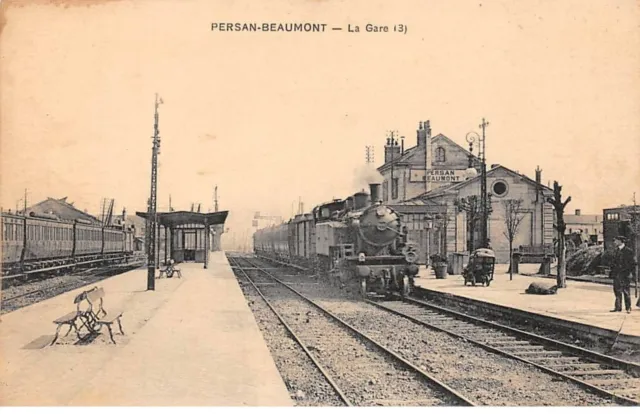 95 - SAN63452 - PERSAN BEAUMONT - La Gare - Train
