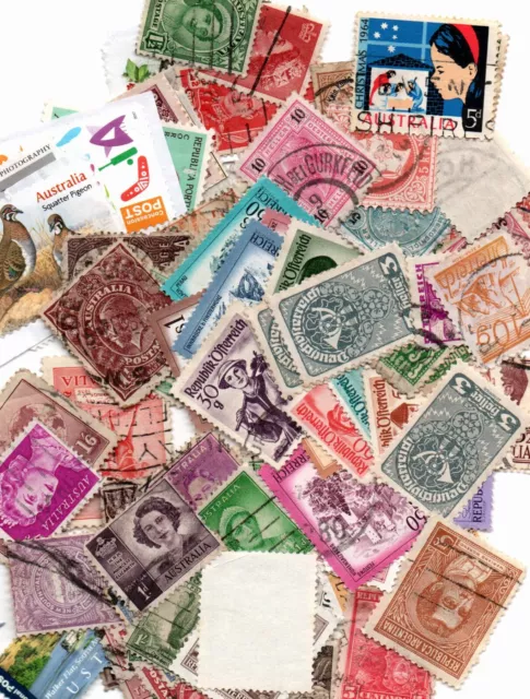 100 Stamps from A Countries All Different My Ref 9728