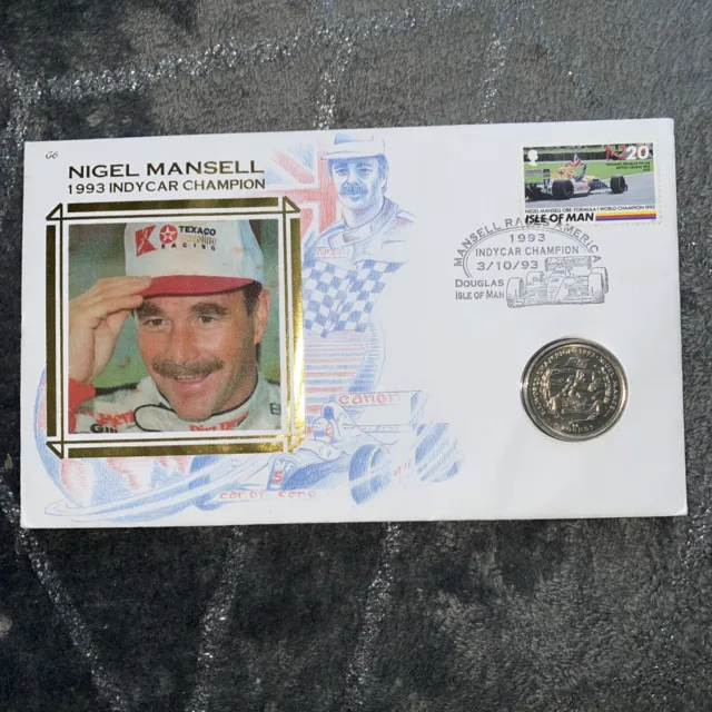 1993 Isle Of Man Nigel Mansell £2 Coin
