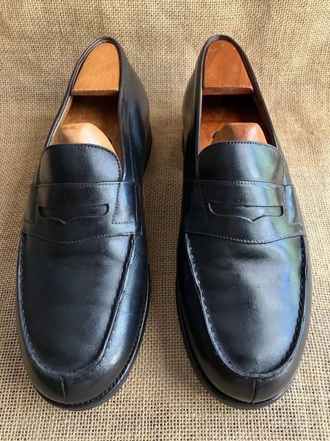 Mocassins Homme J.M. Weston 180 En Cuir Noir - Taille UK 6 (US 7, EU 40) - Occasion Très Bon état