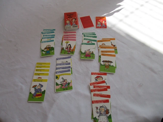 JEU DE 7 familles " tom tom et nana" j'aime lire année 2000 EUR 11,00