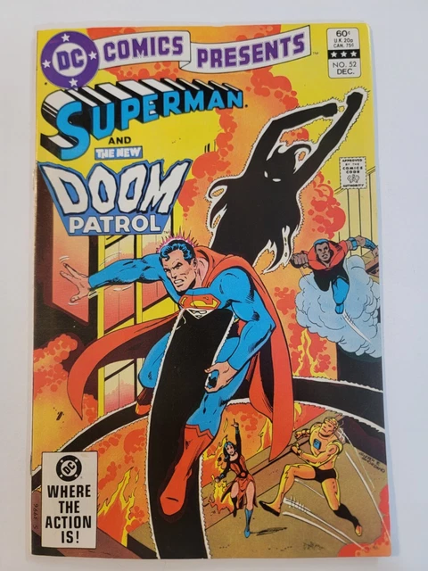 DC Comics Presents #52 VF- Superman and New Doom Patrol 1982 1st App Ambush Bug