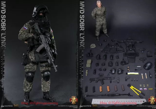 DAMTOYS 78058 Russian Spetsnaz MVD SOBR LYNX 1/6 Figure Model INSTOCK