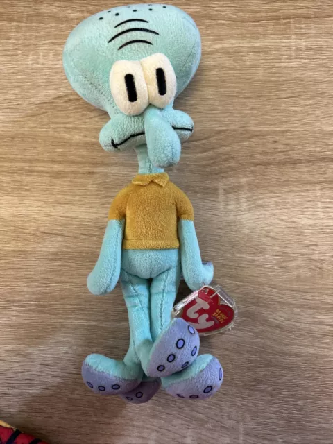 Squidward plush hot sale ty