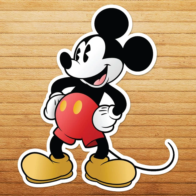 RETRO CLASSIC MICKEY Mouse Walt Disney Disneyland Wall Car Window Decal