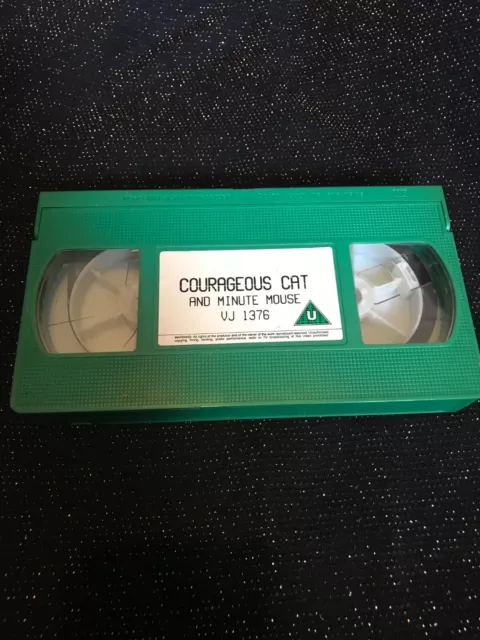 Courageous Cat And Minute Mouse. VHS. No cassette cover.