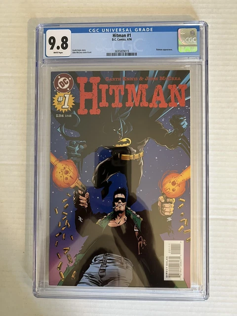 Hitman #1 CGC 9.8 DC Comics 1996 Batman Rage in Arkham Garth Ennis