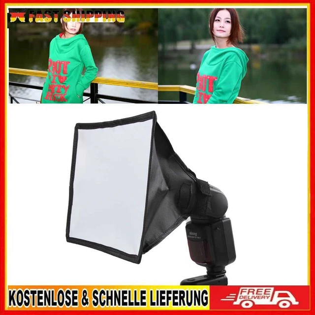 Lámpara de flash Soft Box universal mini difusor para Nikon para Canon