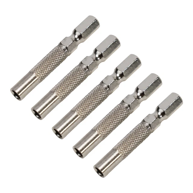Lot De 2 Douilles Extensibles Hexagonales 6.35 Mm FTVOGUE - Pour Tournevis électrique, Portables - Extensible Par Traction