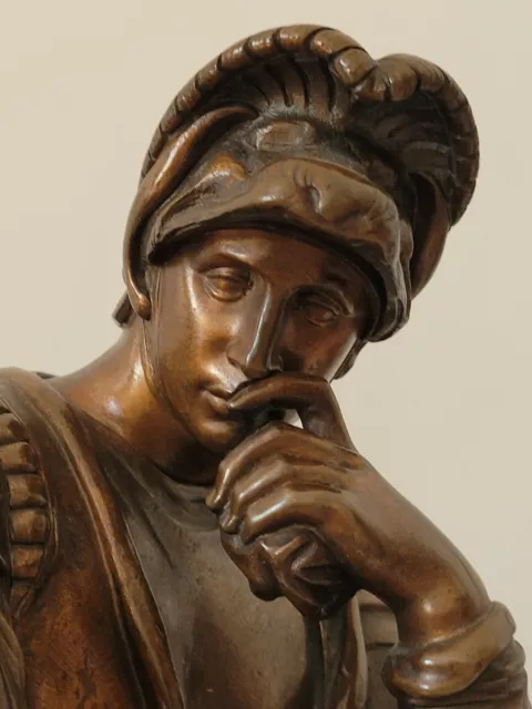 Original Bronze - Laurent de Médicis - Größe ca. 28 cm hoch - um 1900