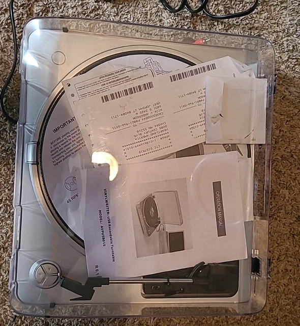 Grace Digital Audio AVPUSB01S Vinylwriter USB Turntable