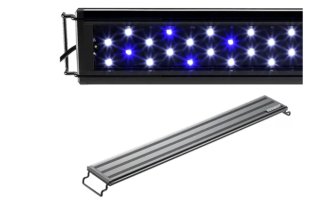 AQUANEAT Aquarium LED Light Marine FOWLR Blue & White 12 20  Inch