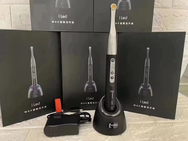 Woodpecker i LED Max Dental Wireless 1 Sec Curing Light Wide Spectrum 3000mw/cm2