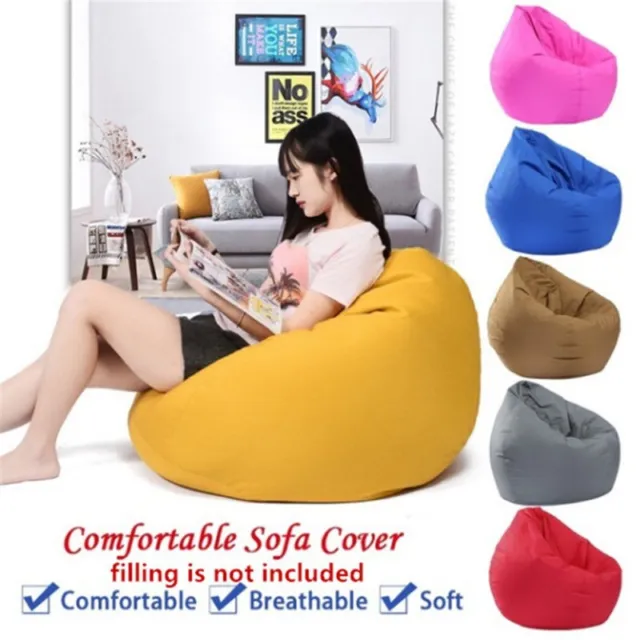 Bean Bag Cover Indoor Outdoor Home Game Seat Loungue Lazy Sofa Large 70 *80 Cm 2