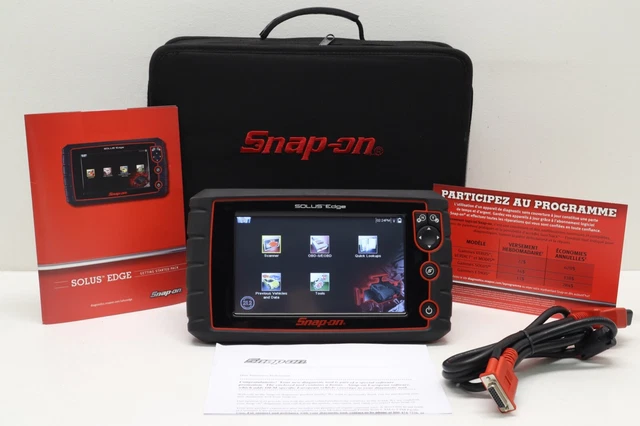 SNAP-ON SOLUS Edge EESC320 Automotive OBD II Diagnostic Scanner Scan ...