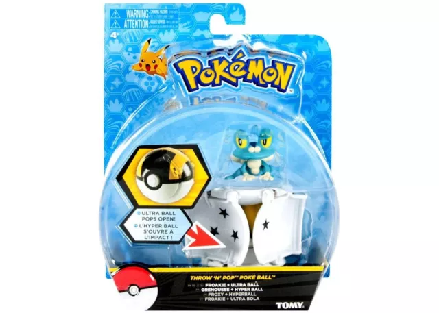 POKEMON TOMY | Throw N Pop Poke Ball Froakie | NEW | Kids Toys | MUMBORA