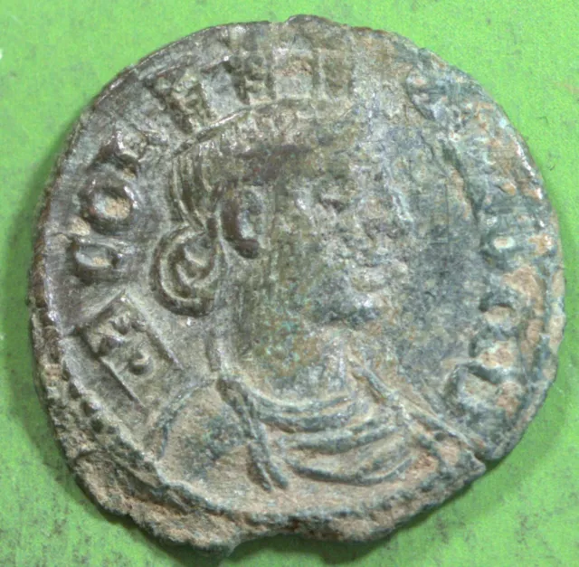 Alexandria Troas Pseudo Autonomous ae21 Bronze Coin  TYCHE & HORSE