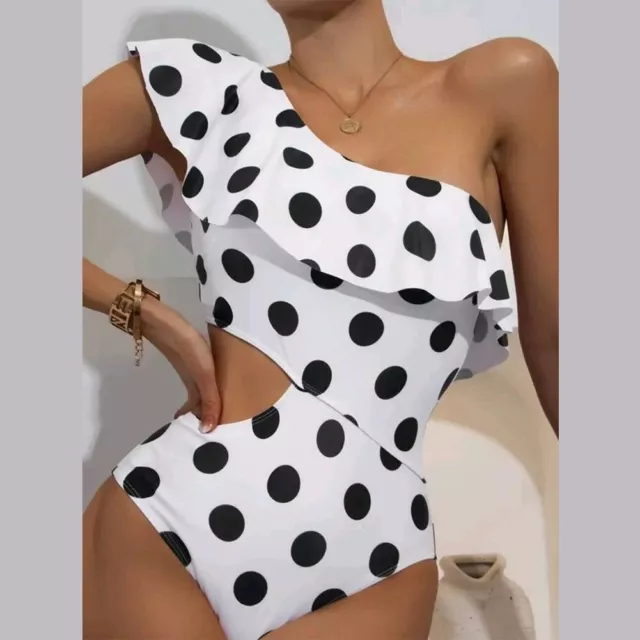 Magnifique maillot de bain bikini femme imprimé floral blanc pour une coupe fla 3