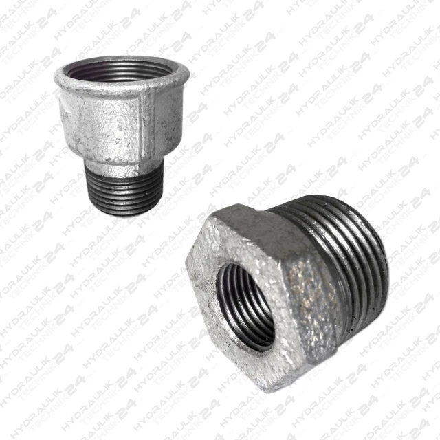 Riduttore acciaio inox con AG conico e IG R 1/8"" - R 4