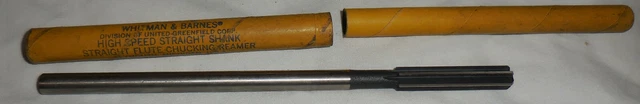 262-B machinist Whitman and Barnes High Speed Straight Shank Chucking Reamer