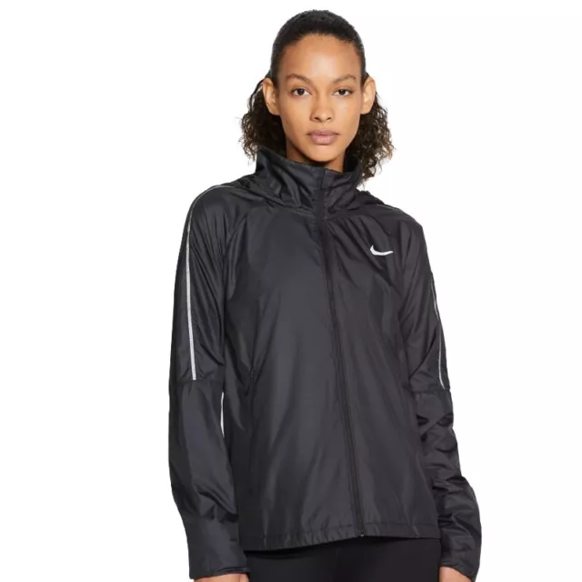 Womens Nike Shield Running Jacket - Black - Rrp £105