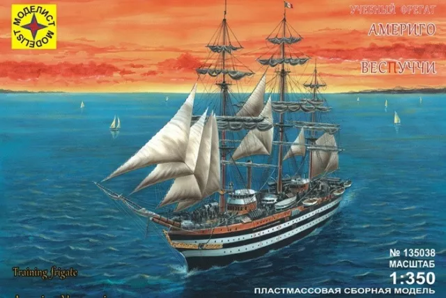 1/350 Training Ship Amerigo Vespucci  Modelist 135038 Models kits