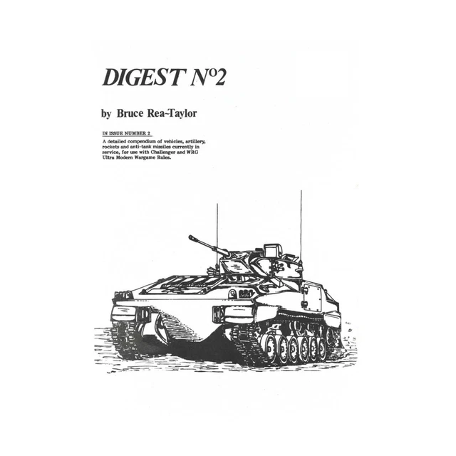 Tabletop G Digest  #2 "Vehicle, Artillery, Rocket, and Anti-Tank Missile D VG+