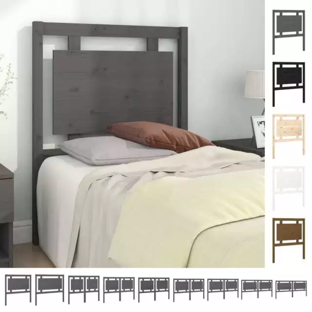 Testiera per Letto in Legno Massello di Pino Misure/Colori Diversi vidaXL