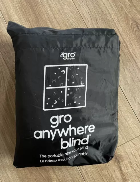 The GRO Company Anywhere Travel Blackout Blind With Suction Cups 198cm X 130cm.