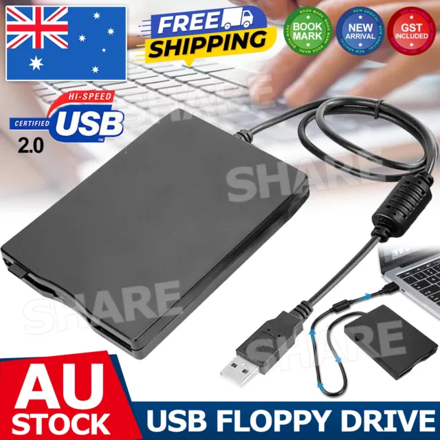 USB Floppy Disk Drive External Floppy Disk Reader FDD 3.5inch 1.44MB For Laptop