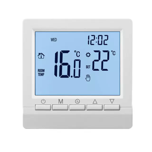 LCD Digital Smart Thermostat Temperature Controller for Floor Heating Water Gas