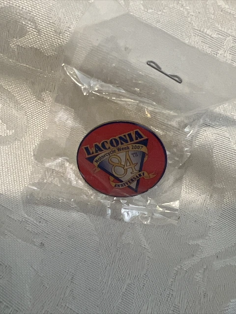 2007 84th Laconia Bike Motorcycle Week Biker Enamel Pin NEW in package FREE SHIP