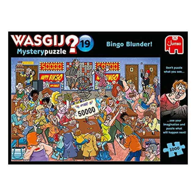 Wasgij? Mystery Puzzle 19 - Bingo Blunder 1000 Piezas Puzle Rompecabezas