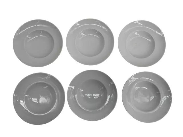 Thomas Rosenthal Group Amici 8 Inch White Individual Pasta Bowls Set Of 6