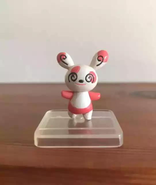 Pokemon Full Color Advance Pokedex Spinda 3cm Figure Gashapon Bandai Toy