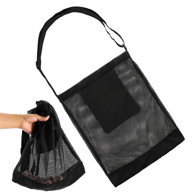 Folding Picking Bag Fruit Gathering Mesh Foraging Pouch For Garden ,Farmers