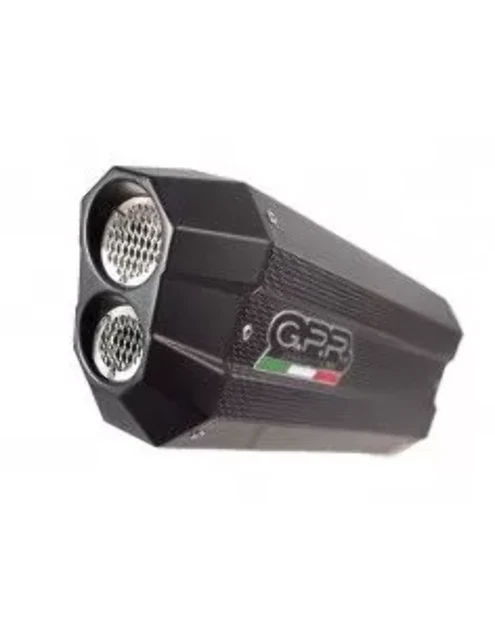 GPR Scarico Completo Omologato E Catalizzato Per KTM LC8 950 Adventure-S (2003-07) – Modello Gpe Ann. Titanio