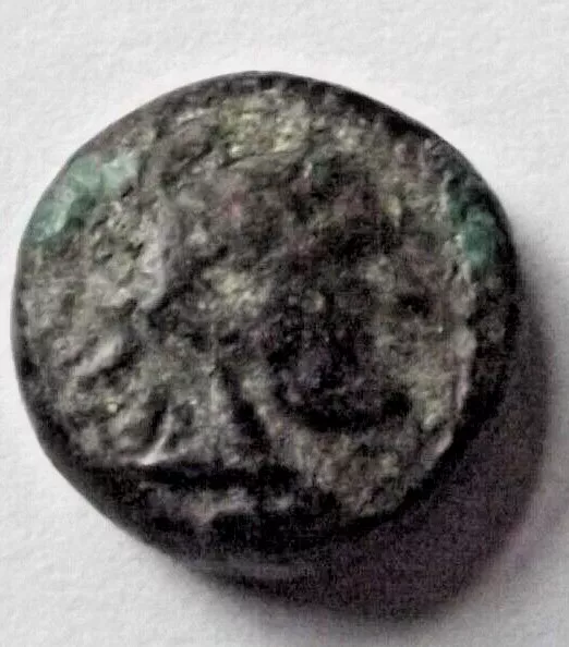 ANCIENT Greek / CYPRUS MINT B.C. BRONZE COIN unresearched /  9.54 mm- 1.25 gr.