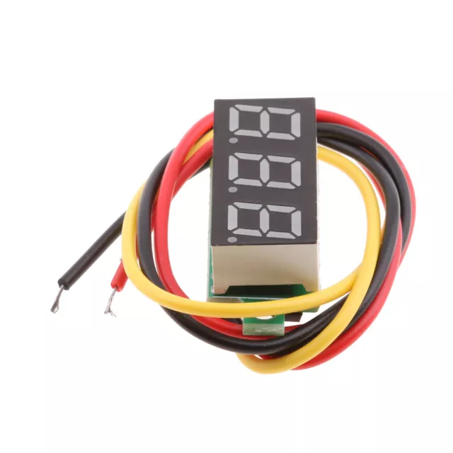 5 Stücke Mini Digital DC Voltmeter, Drei Draht 0 100 V DC Voltmeter 3