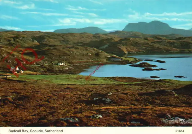 Picture Postcard~ Scourie, Badcall Bay, Sutherland [Charles Skilton] 21654